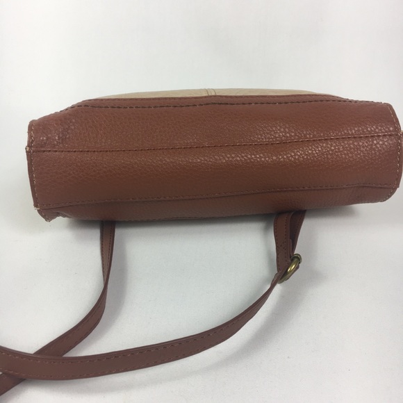 The Sak Leather Crossbody Rectangle Brown purse - Picture 4 of 8